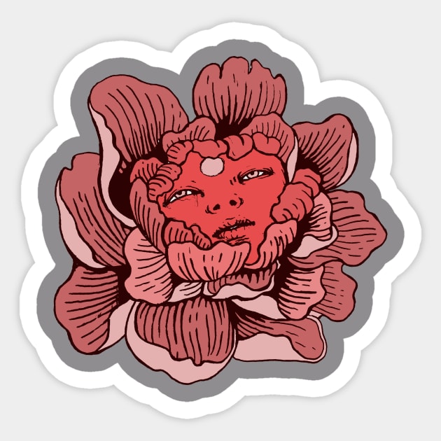 Bloom Sticker by Luke Gray